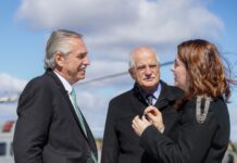 ALBERTO FERNÁNDEZ ANUNCIÓ EN MORENO UN NUEVO AEROPUERTO Y PARQUE LOGÍSTICO